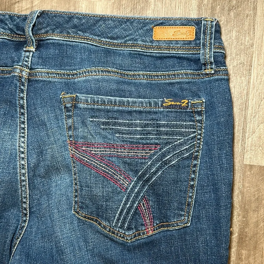 Seven7 Straight Jeans - 18 - Picture 4 of 7